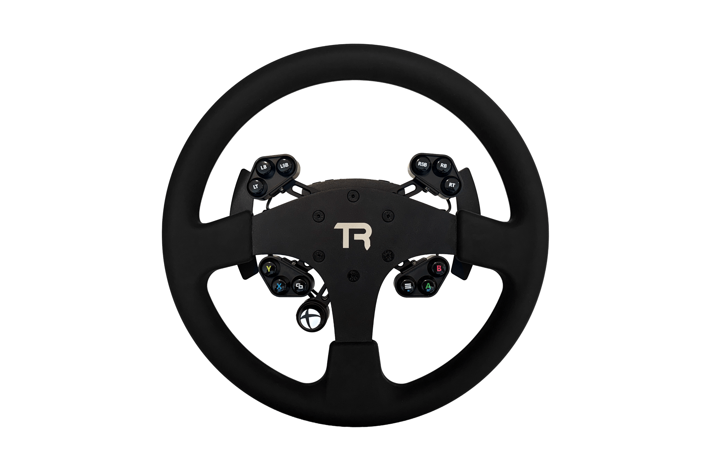 trak-racer-330mm-13-round-sim-racing-wheel-aluminium-mit-silicon-griffen image 5