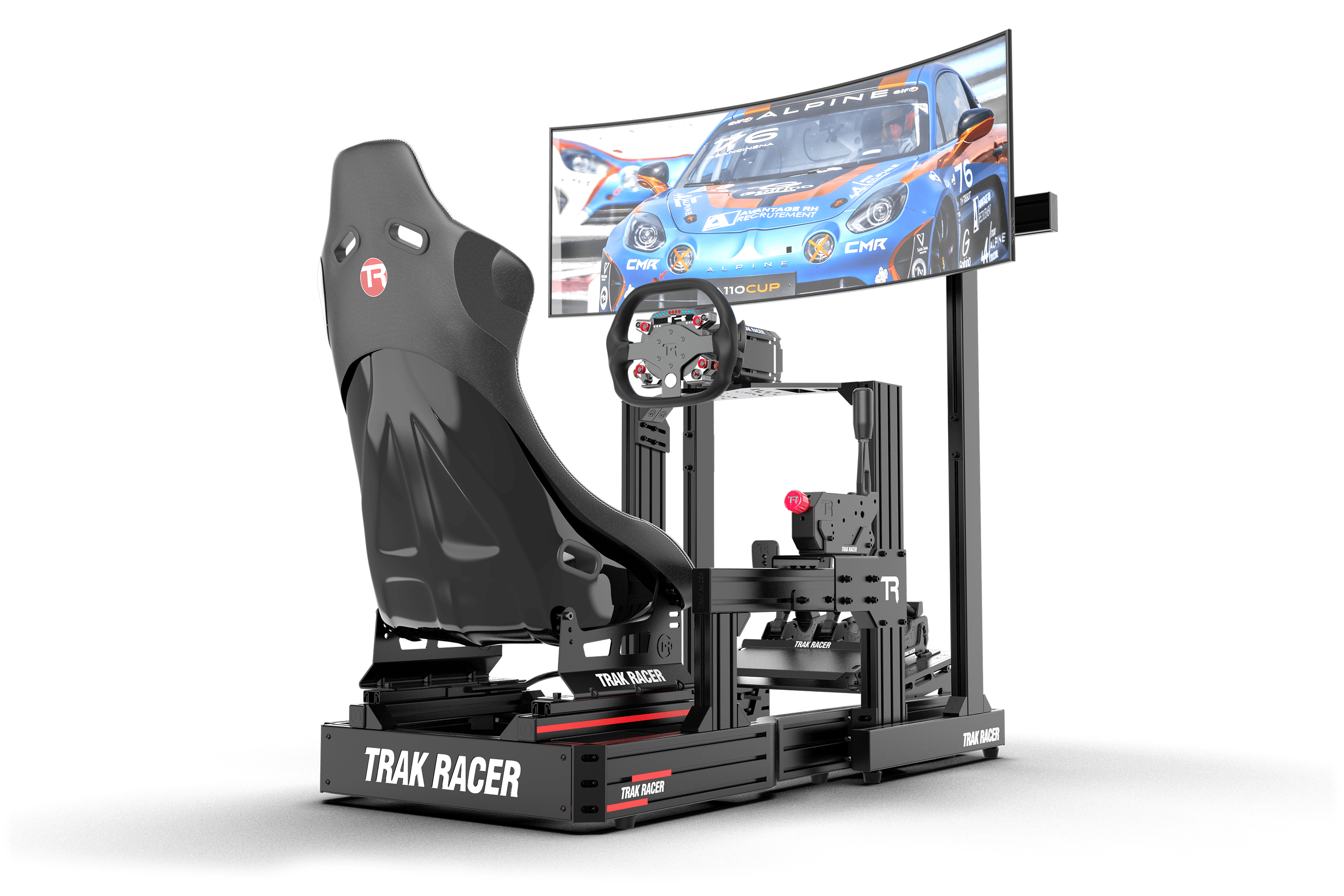 trak-racer-1500mm-freistehender-single-monitorst-nder-bis-80-display image 1
