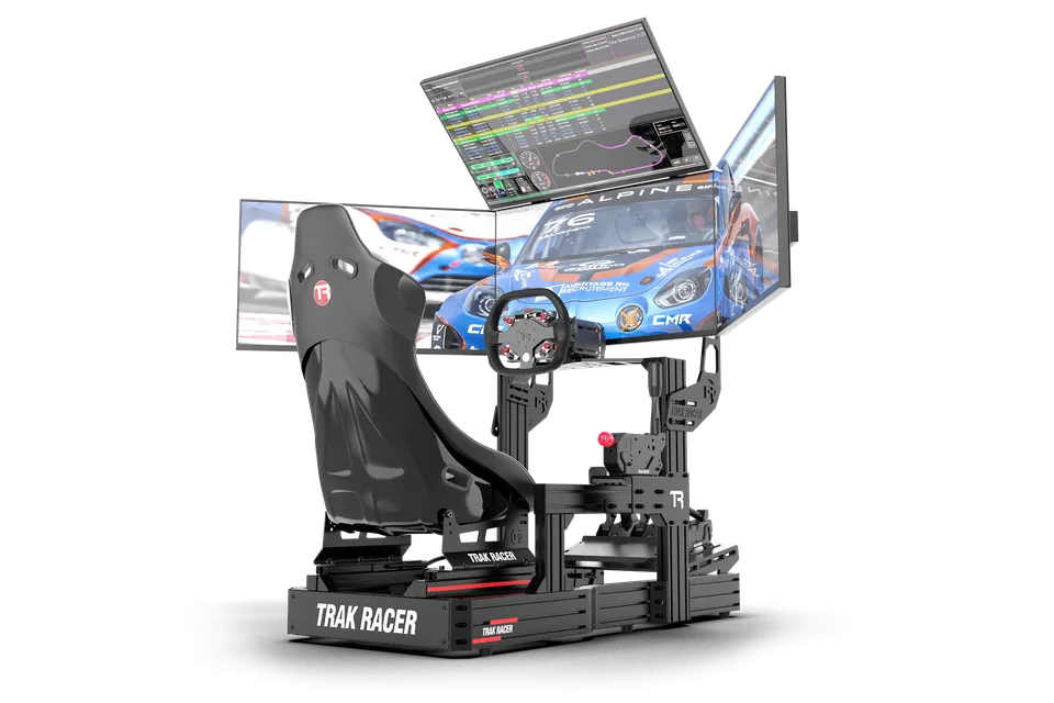 trak-racer-cockpit-mounted-quad-monitor-stand-bis-45-zoll-schwarz image 1